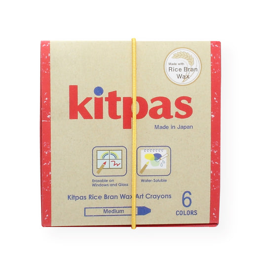 Kitpas Singapore , Rice Bran Crayons,  Non Toxic, Safe for Children, Singapore Official Store 