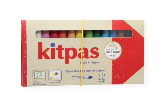 Kitpas Singapore Rice Bran Crayons Non Toxic