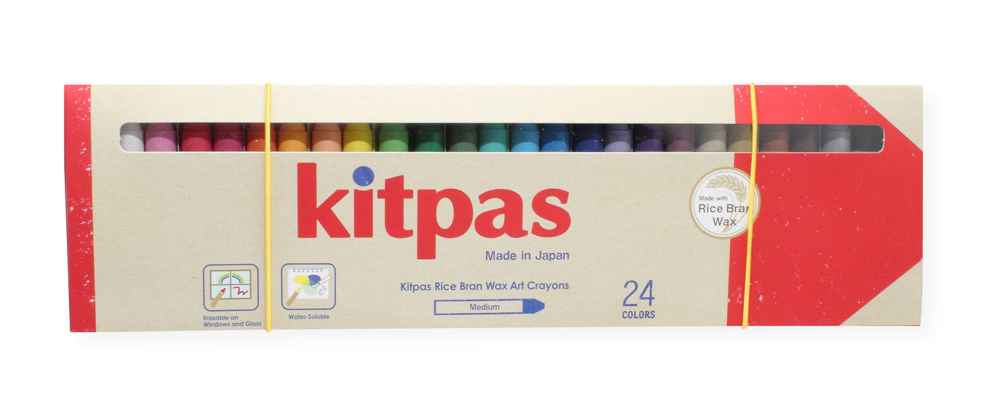 Kitpas Singapore Rice Bran Crayons Non Toxic Child Friendly